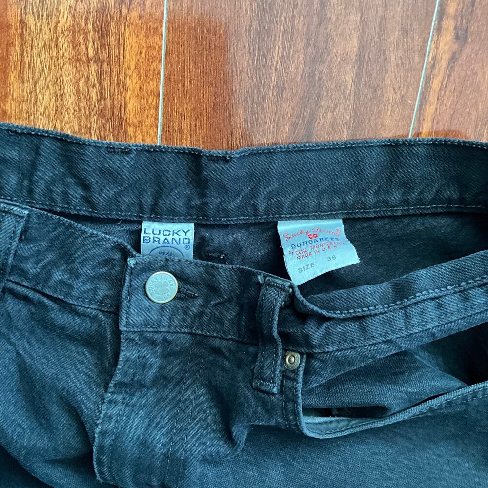 VTG Lucky Brand Gene Montesano Tag #3 Relax Fit Zipper Fly Jeans 34x32 - Picture 5 of 5